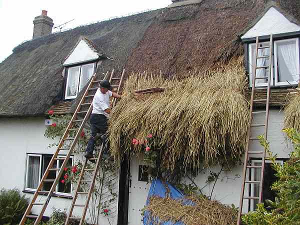 Thatching in Church Lane