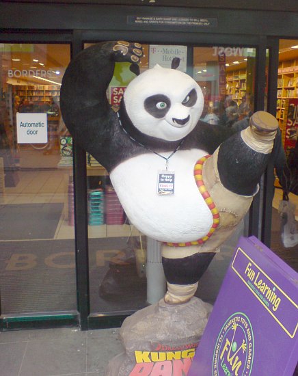 Kung Fu Panda outside Borders